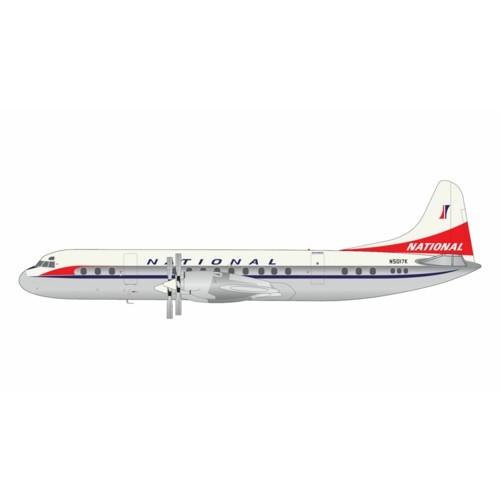 G2NAL1030 - 1/200 NATIONAL AIRLINES L-188A ELECTRA N5017K POLISHED BELLY