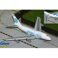 G2PAA1164F - 1/200 PAN AMERICAN WORLD AIRWAYS (PAN AM) B747SP N531PA BILLBOARD TITLES (FLAPS)