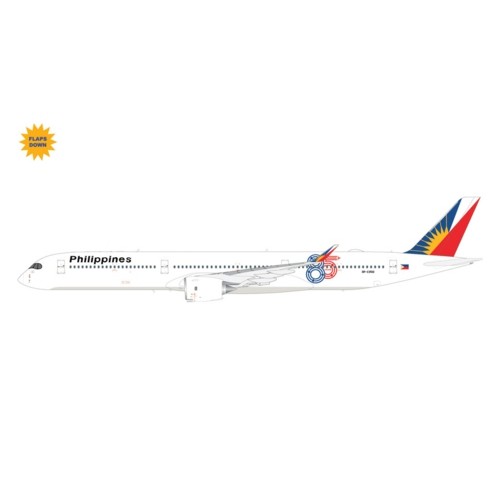 G2PAL1498F - 1/200 PHILLIPPINE AIRLINES A350-1000 RP-C3510 - 85 YEARS (FLAPS DOWN)