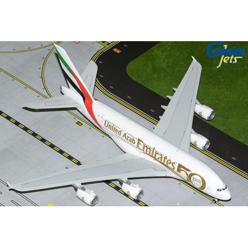 G2UAE1056 - 1/200 EMIRATES A380 USE 50TH ANNIVERSARY LIVERY