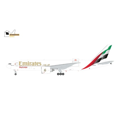 G2UAE1476 - 1/200 EMIRATES SKYCARGO B777-200LRF A6-EFV (INTERACTIVE SERIES)