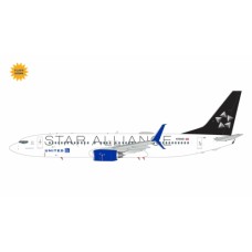 G2UAL1378F - 1/200 UNITED AIRLINES B737-800W N76516 STAR ALLIANCE LIVERY (FLAPS DOWN)