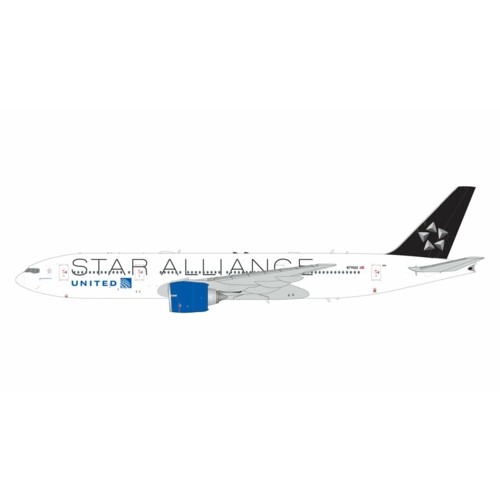 G2UAL1380 - 1/200 UNITED AIRLINES B777-200ER N77022 STAR ALLIANCE LIVERY