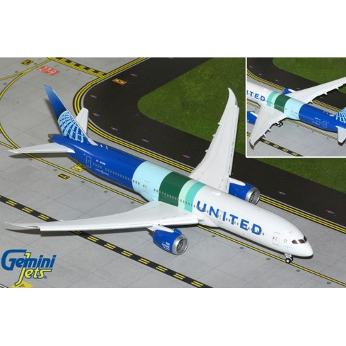 G2UAL1395F - 1/200 UNITED AIRLINES B787-9 N24988 THE FUTURE IS SAF (FLAPS
