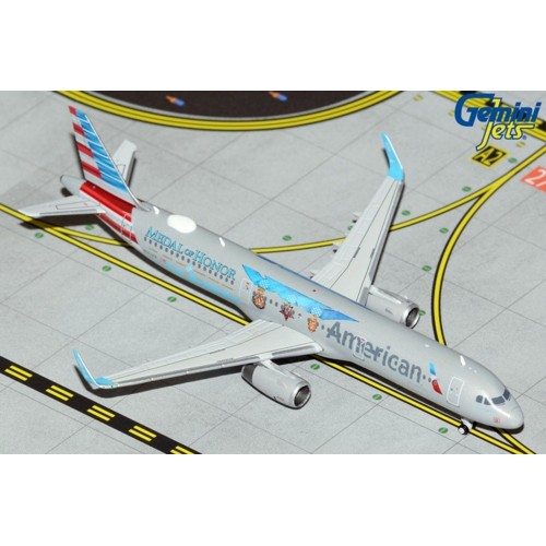 GJAAL2139 - 1/400 AMERICAN AIRLINES A321S FLAGSHIP VALOR/MEDAL OF HONOR