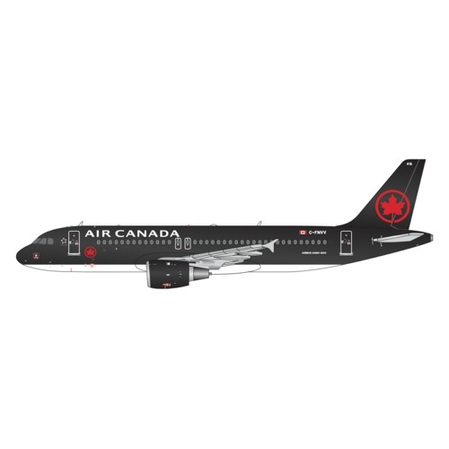 GJACA2255 - 1/400 AIR CANADA JETZ A320 C-FNVV (BLACK COLOUR SCHEME)