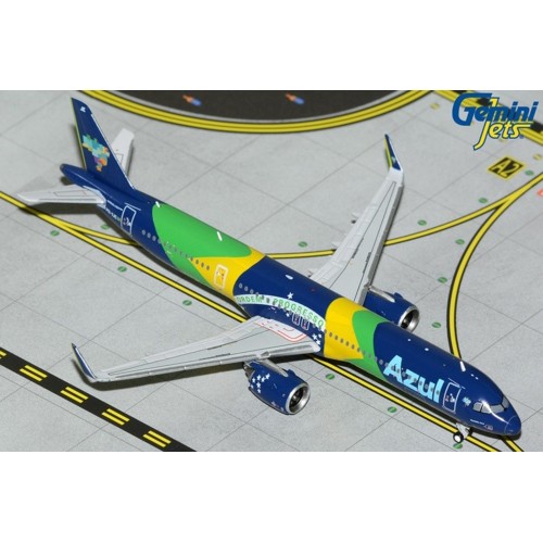 GJAZU2073 - 1/400 AZUL LINHAS AEREAS BRASILEIRAS A321 NEO PR-YJE BRAZILIAN FLAG LIVERY