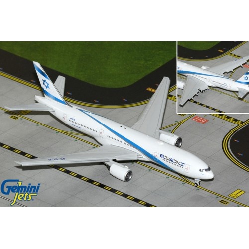 GJELY2300F - 1/400 EL AL ISRAEL AIRLINES B777-200ER 4X-ECB (FLAPS DOWN)