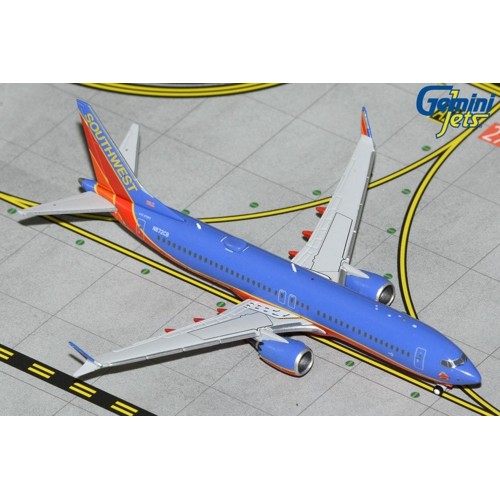 GJSWA2187 - 1/400 SOUTHWEST AIRLINES B737 MAX 8 N872CB CANYON BLUE LIVERY
