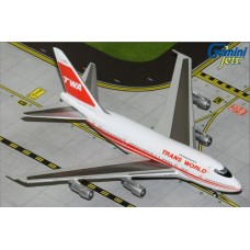 GJTWA1495 - 1/400 TRANS WORLD AIRLINES (TWA) B747SP N58201 BOSTON EXPRESS