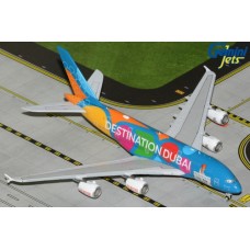 GJUAE2345 - 1/400 EMIRATES A380 A6-EES DESTINATION DUBAI/BE PART OF THE MAGIC