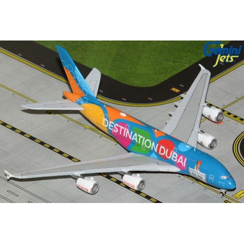 GJUAE2345 - 1/400 EMIRATES A380 A6-EES DESTINATION DUBAI/BE PART OF THE MAGIC