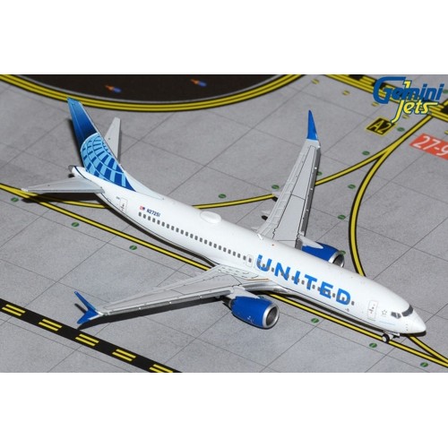 GJUAL2049 - 1/400 UNITED AIRLINES B737 MAX 8