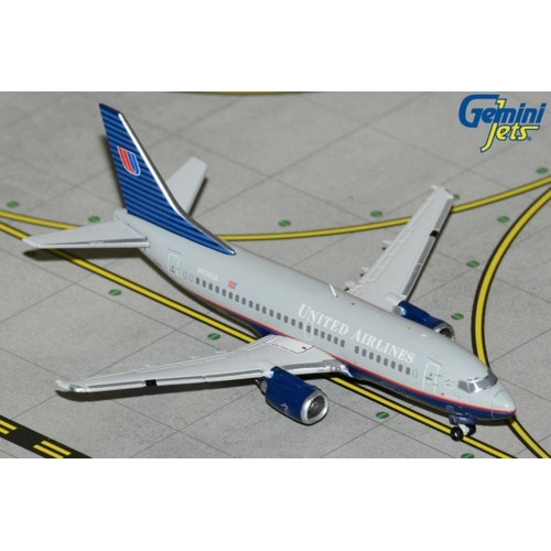 GJUAL2348 - 1/400 UNITED AIRLINES B737-500 N936UA (BATTLESHIP LIVERY)