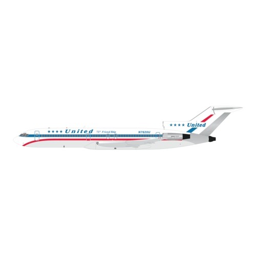 GJUAL2352 - 1/400 UNITED AIRLINES B727-200 N762OU (STARS AND BARS FRIENDSHIP LIVERY)