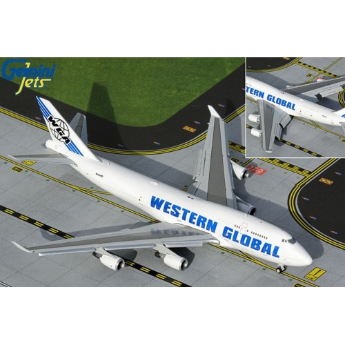 GJWGN2015F - 1/400 WESTERN GLOBAL AIRLINES B747-400(BCF) FLAPS DOWN