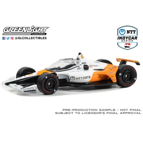 GL11583 - 1/64 2023 NTT INDYCAR SERIES - NO.6 FELIX ROSENQVIST/ARROW MCLAREN, NTT DATA, ONSEMI (ARROW MCLREN 60TH ANNIVERSARY TRIPLE CROWN ACCOLADE INDIANAPOLIS 500 LIVERY)