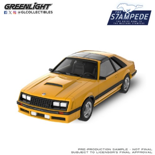 GL125402-C - 1/64 THE MUSTANG STAMPEDE SERIES 2 - FORD FOX MUSTANG 1982 - MEDIUM VANILLA