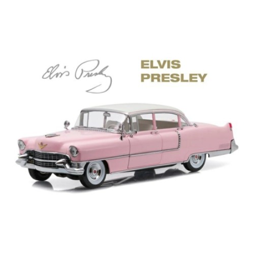 GL12950 - 1/18 ELVIS PRESLEY (1935-77) - 1955 CADILLAC FLEETWOOD SERIES 60 PINK CADILLAC