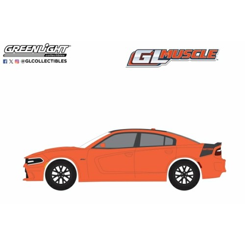 GL13360-E - 1/64 GREENLIGHT MUSCLE SERIES 29 - 2018 DODGE CHARGER DAYTONA 392 - GO MANGO SOLID PACK