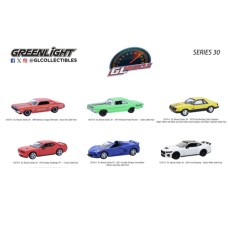 GL13370 - 1/64 GL MUSCLE SERIES 30 (6 CAR SET) 6 PCS ASST