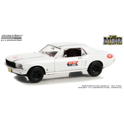 GL13639 - 1/18 THE MOD SQUAD (1968-73 TV SERIES) 1967 FORD MUSTANG COUPE NO.23 THRILL CIRCUS BY KARNES