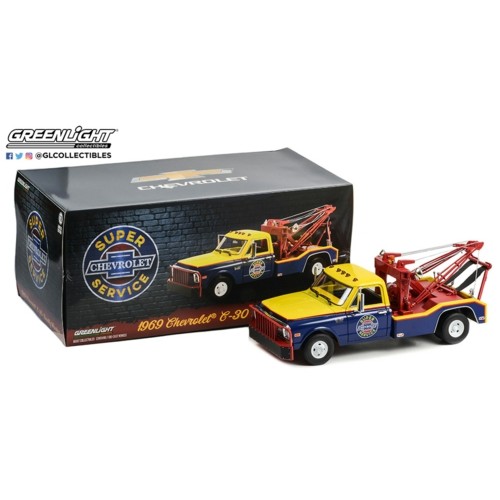 GL13653 - 1/18 1967 CHEVROLET C-30 DUALLY WRECKER CHEVROLET SUPER SERVICE