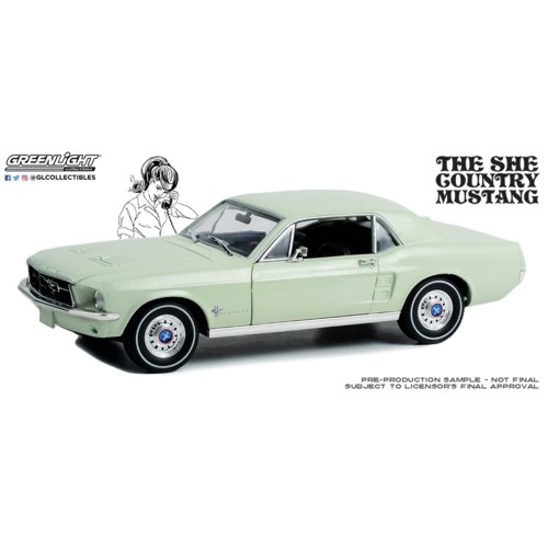 GL13663 - 1/18 1967 FORD MUSTANG COUPE 