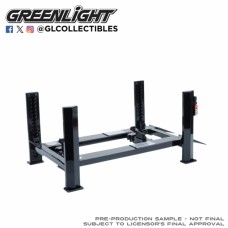 GL13709 - 1/18 FOUR-POST LIFT - BLACK - EVERGREEN