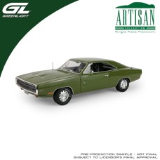 GL19145 - 1/18 ARTISAN COLLECTION - 1970 DODGE CHARGER R/T HEMI - F8 GREEN 