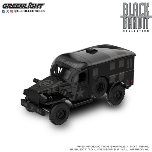 GL28190-C - 1/64 BLACK BANDIT SERIES 31 - DODE WC54 AMBULANCE (NEW TOOLING)