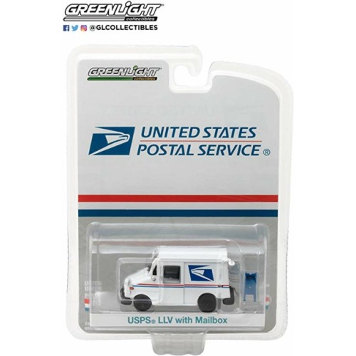 GL29888 - 1/64 UNITED STATES POSTAL SERVICE (USPS) LONG-LIFE POSTAL DELIVERY VEHICLE (LLV) WITH MAILBOX (HOBBY EXCLUSIVE)