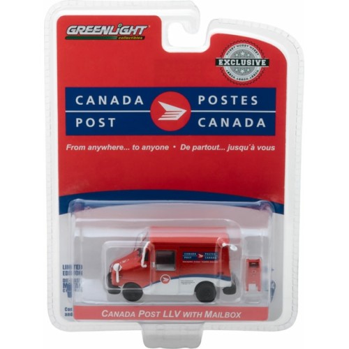GL29889 - 1/64 LONG-LIFE POSTAL DELIVERY VEHICLE WITH MAILBOX ACCESSORY CANADA POST