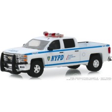 GL30093 - 1/64 CHEVROLET SILVERADO 2015 - NEW YORK CITY POLICE DEPT (NYPD) - HOBBY EXCLUSIVE