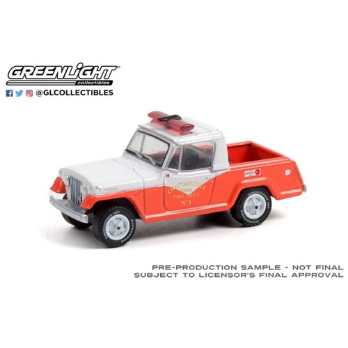 GL30269 - 1/64 1967 JEEP JEEPSTER COMMANDO CHATTANOOGA RURAL FIRE DEPT NO.3 (HOBBY EXCLUSIVE)