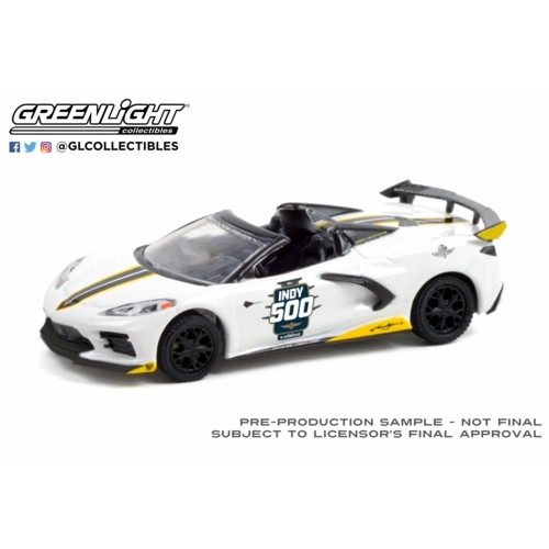 GL30291 - 1/64 2021 CHEVROLET CORVETTE C8 STINGRAY CONVERTIBLE 105TH INDY 500 OFFICIAL PACE CAR (HOBBY EXCLUSIVE)