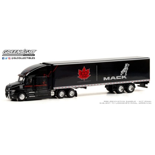 GL30301 - 1/64 MACK ANTHEM 18 WHEELER TRACTOR-TRAILER - MACK CANADA 100 YEARS BUILDING CANADA SINCE 1921 (HOBBY EXCLUSIVE)