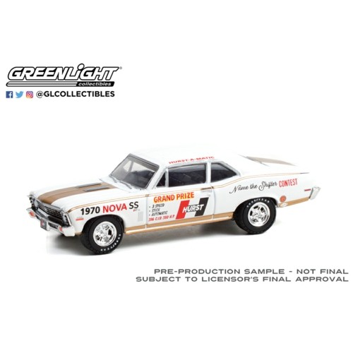 GL30305 - 1/64 1970 CHEVROLET NOVA SS 54TH INT 500 MILE SWEEPSTAKES HURST PERFORMANCE GRAND PRIZE CAR (HOBBY EXCLUSIVE)