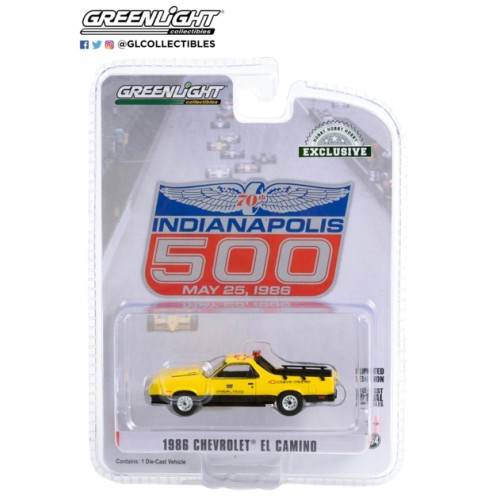 GL30311 - 1/64 1986 CHEVROLET EL CAMINO SS 70TH ANNUAL INDY 500 MILE PACE OFFICIAL TRUCK (HOBBY EXCLUSIVE)
