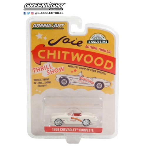 GL30330 - 1/64 1958 CHEVROLET CORVETTE JOIE CHITWOOD THRILL SHOW (HOBBY EXCLUSIVE)