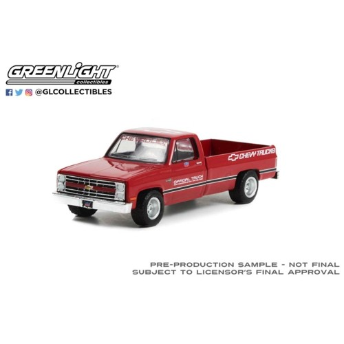 GL30340 - 1/64 1986 CHEVROLET SILVERADO 70TH ANNUAL INDY 500 OFFICIAL TRUCK RED