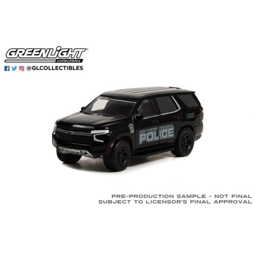 GL30342 - 1/64 HOT PURSUIT 2021 CHEVROLET TAHOE PPV SOUTHERN REGIONAL POLICE DEPARTMENT PENNSYLVANIA (HOBBY EXCLUSIVE)