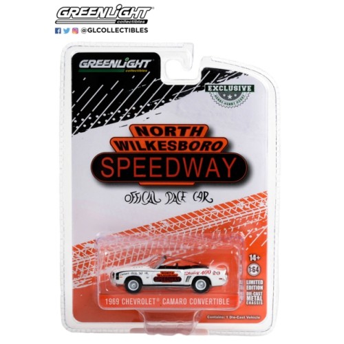 GL30346 - 1/64 1969 CHEVROLET CAMARO CONVERTIBLE NORTH WILKESBORO SPEEDWAY OFFICIAL PACE CAR (HOBBY EXCLUSIVE)