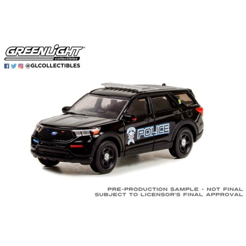 GL30350 - 1/64 HOT PURSUIT 2022 FORD POLICE INTERCEPTOR UTILITY FISHERS POLICE DEPARTMENT, FISHERS INDIANA (HOBBY EXCLUSIVE)