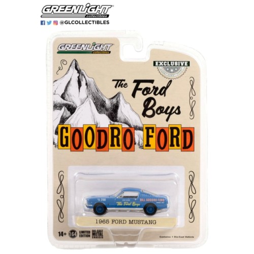 GL30366 - 1/64 1965 FORD MUSTANG FASTBACK THE FORD BOYS BILL GOODRO FORD DENVER COLORADO (HOBBY EXCLUSIVE)