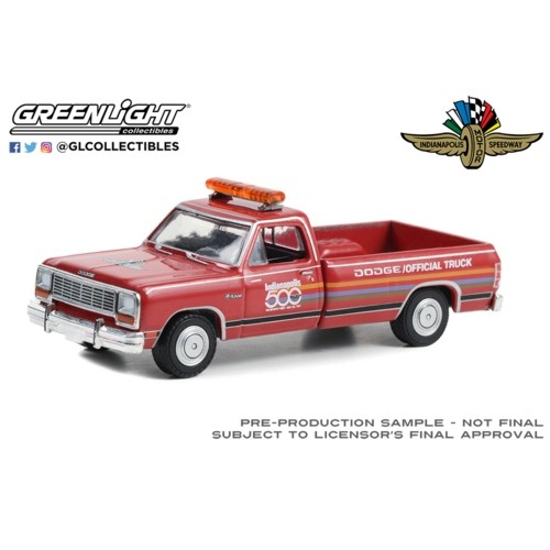 GL30399 - 1/64 1987 DODGE RAM D-250 71ST ANNUAL INDY 500 MILE RACE DODGE OFFICIAL TRUCK (HOBBY EXCLUSIVE)