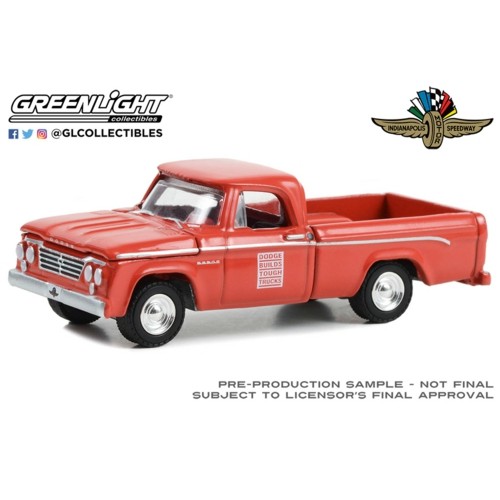 GL30402 - 1/64 1963 DODGE D-100 47TH INDY 500 MILE SWEEPSTAKES INDY 500 OFFICIAL TRUCK (HOBBY EXCLUSIVE)