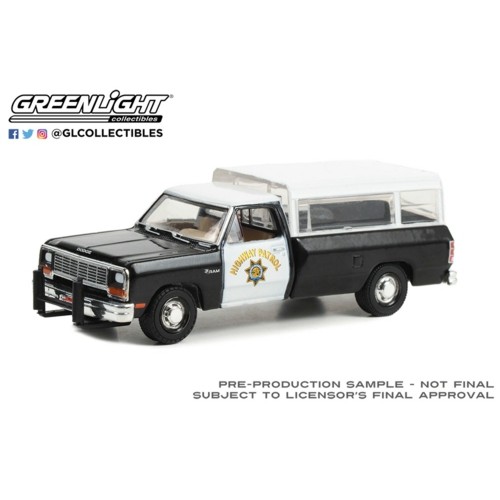 GL30414 - 1/64 1985 DODGE RAM D-100 CALIFORNIA HIGHWAY PATROL (HOBBY EXCLUSIVE)