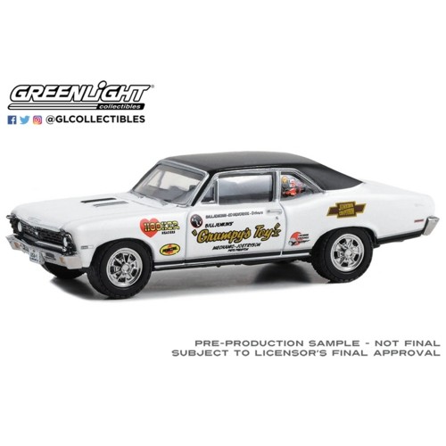 GL30464 - 1/64 1968 CHEVROLET NOVA SS - BILL JENKINS 'GRUMPYS TOY' HOOKER HEADERS, JENKINS COMPETITION - BILL JENKINS AND ED HEDRICK