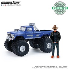 GL30544 - 1/64 KINGS OF CRUNCH - BIGFOOT NO.1 - FORD F-250 MONSTER TRUCK 1979 WITH CHANDLER STANDING FIGURE - HOBBY EXCLUSIVE